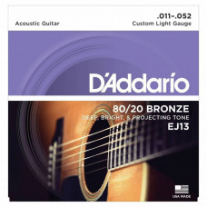 D'Addario EJ13 80/20 Bronze Akustik Gitar Teli