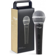 Stagg SDM50 Profesyonel Dinamik Mikrofon, Tek Mikrofon Tip 1, 50 Hz ila 15 KHz